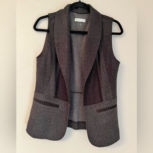 Coldwater Creek Mixed Pattern Vest